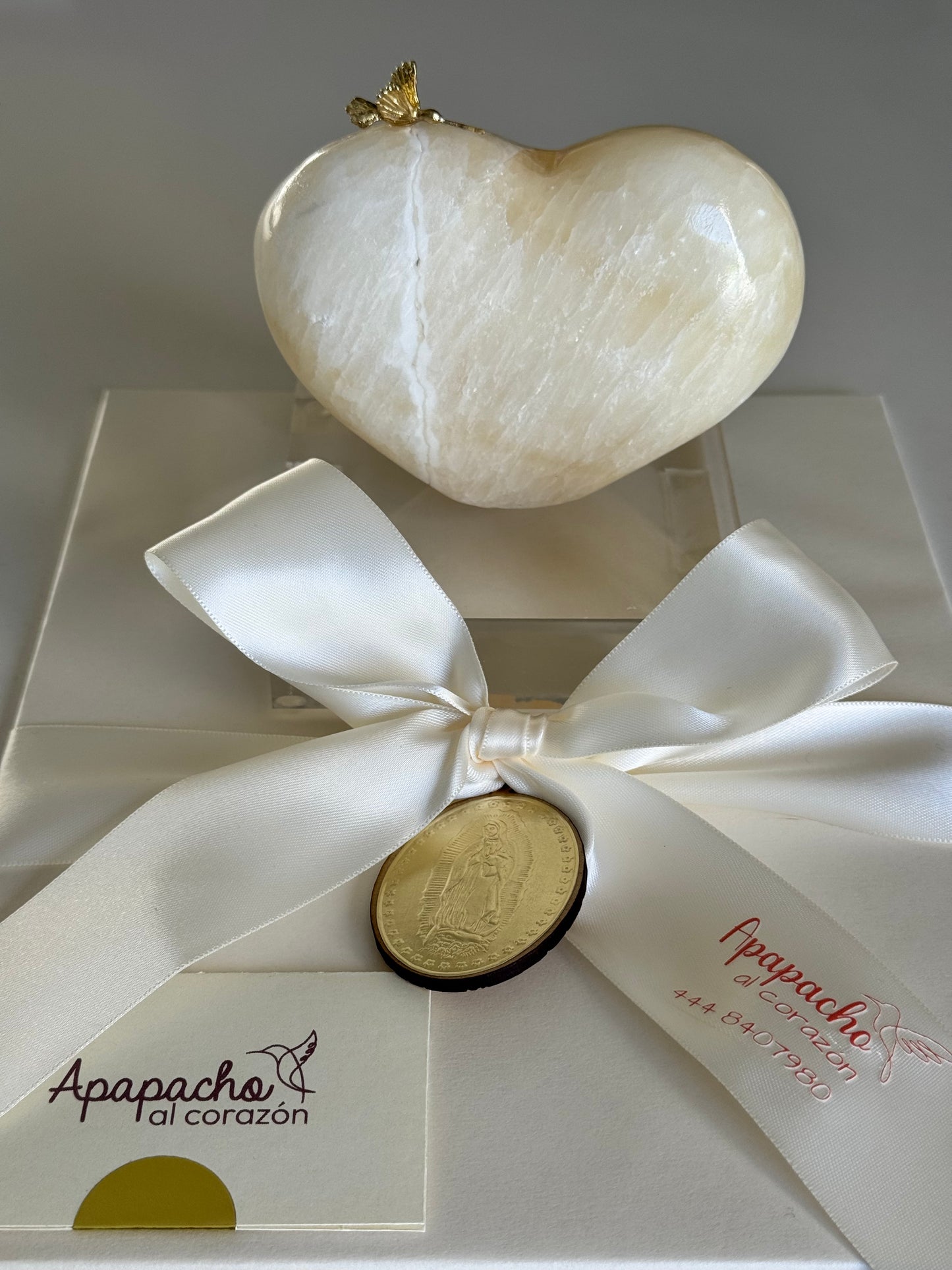 CORAZON PARADO DE ONIX 10 CM
